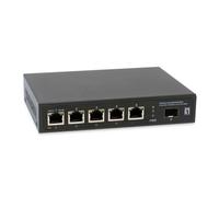 Levelone gep-0625 - switch poe 6-porte 2,5 gigabit, 5x porte poe, 1x 1
