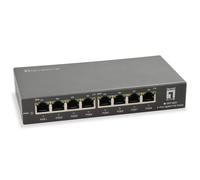 LevelOne GEP-0823 Gigabit Ethernet (10/100/1000) Negro Energía sobre Ethernet (P