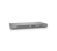 LevelOne GEP-1621 Interruptor de Red No gestionado Gigabit Ethernet (10/100/1000) Energía sobre Ethernet a través de Este Puerto (PoE) Gris
