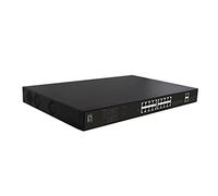 Levelone GeP-2021 - Switch - 16 X 10/100/1000 (poe) + 2 X 10/100/1000 + 2 X Gigabit Sfp (uplink) - Desktop, An Rack Montierbar - Poe (270 W) (geP-202
