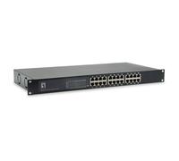 LevelOne GEP-2421W500 Switch PoE Gigabit No Administrado 24 Puertos, 48 Gbit/s, Montaje en Rack