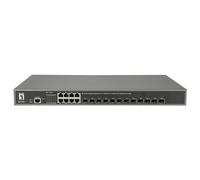 Level One Conmutador GTL-2091 – 8 unidades, 12 puertos GSFP, 19"