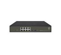 LevelOne Hilbert 10-Port Gigabit Poe Smart Lite Interruptor, 8 Poe Salidas, 2X