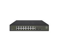 LevelOne Hilbert 18-Port Gigabit Smart Lite Interruptor, 16 X RJ45, 2X