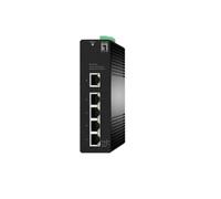 LevelOne Hilbert - Conmutador industrial Gigabit Smart Lite de 5 puertos