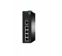 LevelOne Hilbert IGS-2105P 5-Port Industrial Gigabit PoE Smart Lite Switch, 4 Po