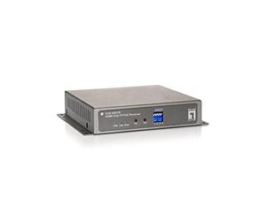 LevelOne HVE-6501R - Receptor PoE HDMI/IP con Gigabit Ethernet, Gris