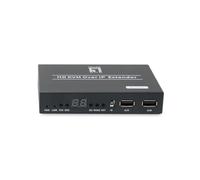 Level One HVE-6701R - Transmisor HDMI de pared de vídeo sobre IP PoE, color negro