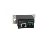 LevelOne - IEC-4301 convertidor de medio 100 Mbit/s Monomodo Negro