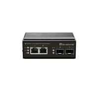 LevelOne IGP-0431 - Conmutador de Red Gigabit Ethernet (10/100/1000, PoE, 4 Puer