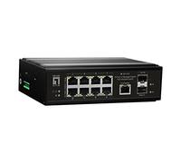 LevelOne IGP-1061 10 Puertos L2 Gestionado Gigabit PoE Industrial Switch, 802.3AT/AF/BT PoE, DIN Rail, -40°C a 75°C