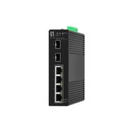 LevelOne IGS-2106P Hilbert Conmutador Industrial Gigabit PoE Smart Lite de 6 Puertos, 2 x SFP, 4 Salidas PoE, 802.3at/AF PoE