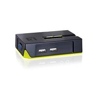 LevelOne KVM-0222 - Switch KVM, Negro
