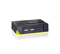 LevelOne KVM-0222 - Switch KVM, Negro