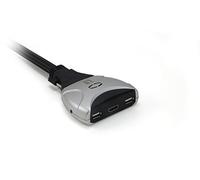 LevelOne KVM-0290 - Periférico de entrada (USB, USB, HDMI, 1920 x 1200 Pixeles, Negro, Gris, 0-50 °C)