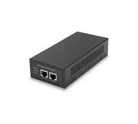 LevelOne POI-5002W90 PoE Inyector Adaptador Gigabit Ethernet, 90W, IEEE 802.3af/at/bt, Negro, para Montaje en Pared