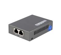 LevelOne Splitter Gigabit PoE Plus 5~12V DC, Negro, POS-3000
