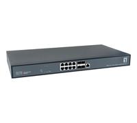 LevelOne Switch 8x10GE 4x10G SFP+ | 8 puertos 10GE, 4 puertos SFP+