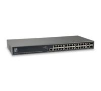 LevelOne Switch Gep-2682 26 Puertos L3 Lite Managed Gigabit PoE 24 PoE Outputs 370w 2xsfp/rj45 Combo