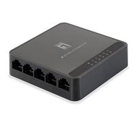 LevelOne Switch GIGABIT ETHERNET 5 Puertos (10/100/1000) Negro