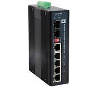 Level One IES-0620 - switch - 4 ports - DIN rail mountable