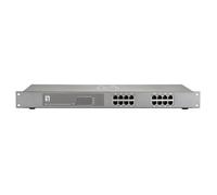 LevelOne fep-1612 Fast Ethernet (10/100) Power Over Ethernet (PoE) Grey - Network Switches (Fast Ethernet (10/100), 10BASE-T, 100BASE-TX, IEEE 802.3, IEEE 802.3 af, IEEE 802.3 at, IEEE 802.3u, IEEE 802.3 x, Cat3, Cat4, Cat5, 4000 Entries, 3.2 Gbit/s)