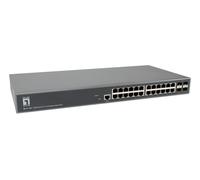LevelOne Turing 28-Port L3 Lite Managed Gigabit Switch, 24 × 1G RJ45, 4 /