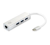 TARJETA DE RED 10/100/1000 LEVELONE USB-0503 USB + HUB USB3.0 USB-0503