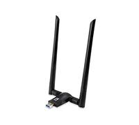 LevelOne WUA-1810E WLAN 867 Mbit/s - Accesorio de red (Inalámbrico, USB, WLAN, Wi-Fi 5 (802.11ac), 867 Mbit/s, Negro)