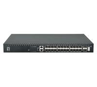 LevelOne XQS-3126 - Conmutador de Red (26 GE, 2 x 40/100 GbE, 24 PoE, 19 Pulgadas, 185 W)