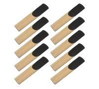 Levemolo 10 Piezas Cañas para Saxofón Tenor Fuerza Media Cañas de Saxo Accesorio Profesional para Músicos Principiantes y Avanzados Portátil y Preciso