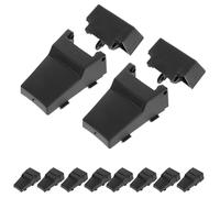 Levemolo 10 piezas Conjunto de Cierres de Plástico para Cubos de Basura Bisagras Resistentes para Tapas Seguras de Contenedores de Residuos Hogar y Oficina Accesorios Duraderos para Tacho