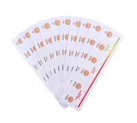 Levemolo 10 Piezas Escala Tamaño 16x4x0.1 Cm Visual Analógica de para Pacientes Medición Precisa y Material Plástico para Uso en Consultorios Médicos y Entornos Personales