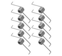 Levemolo 10 piezas Muelles Torsión Metálicos para Bote Basura Resorte Prensa Tapa Cubo Basura Exterior Alta Elasticidad para Apertura y Cierre Fácil para Garaje y Uso Doméstico Repuestos