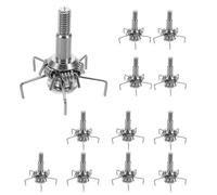 Levemolo 12 Puntas de Flecha al Aire Libre, Cabezas Planas de Acero Inoxidable, Accesorios Roscados para Tiro en Campo Abierto y Menor