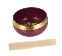 Levemolo 1juego Tazón De Hecho Mano Para y Yoga Incluye Baqueta De Sonido Armónico Para Relajación y Sanación