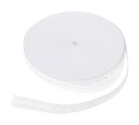 Levemolo 1rollo Banda Elástica con Ojales Ajustable para Coser Elástico Resistente y Flexible para Ropa Manualidades Embarazadas y Cinturón Pelvico Embarazo