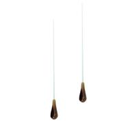Levemolo 2 Piezas de Baquetas para Orquesta de Resina Cómodas Diseño Elegante para Dirección Musical Profesional en Conciertos y Teatro