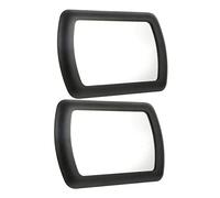 Levemolo 2 Piezas Espejos de Maquillaje para Coche Unidades y Resistente con Instalación Fácil Parasol Delantero Antirrayado para Seguro Interiores de Automóvil