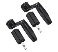 Levemolo 2 piezas Herramienta para Cambiar Cuerdas Guitarra Eléctrica y Manual con Enrollador y Extractor Clavijas Diseño Compacto y Portátil Negro para Acústica Clásica y Ukelele