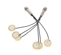 Levemolo 2 piezas Pickup Piezoeléctrico para Instrumentos Acústicos Sensor de Contacto Autoadhesivo Alta Sensibilidad para Violín Kalimba Guitarra Mandolina Banjo y Arpa