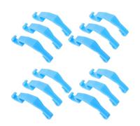 Levemolo 24 Piezas De Jaulas para Mascotas con Hebillas Laterales Fijas Clips De Plástico para Jaulas Conectores De Alambre De Mascotas Clips De Animales