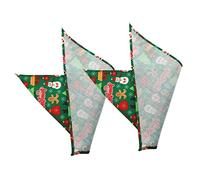 Levemolo 2piezas Bandanas Navideñas para Perros Pañuelo Decorativo De Babero para Mascotas Accesorio De Fiesta De Navidad para Perros Pequeños y Medianos