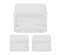 Levemolo 3 Carcasas de acrílico para Caja de música - Estuche Transparente para armar una Caja de música de Cuerda - Carcasa Protectora para proyectos de reparación - Fácil de Instalar, 2.4 x 2 x