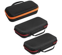 Levemolo 3 Piezas Estuche para Micrófonos Portátil Funda Rígida EVA con Protectora Soporte Múltiple Antichoque con Asa para Transporte Ktv y Eventos