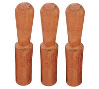 Levemolo 3piezas Accesorios De Sonido De Buda Palos De Percusión Para Cuencos Varillas De Madera Para Cuencos Cantores
