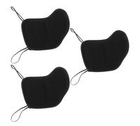 Levemolo 3piezas Almohadilla de Mentonera Soporte de Barbilla para Tocar el Violín Acolchado de Algodón Aislamiento de Vibraciones Reducción de Tensión Cuello para Práctica y Escenarios