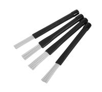 Levemolo 4 Piezas Accesorios de Percusión Portátiles de Nylon para Músicos Cepillos Resistentes y Reutilizables para Jazz para Drummers y Amantes