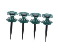 Levemolo 4 Piezas Guías para Manguera de Jardín con Pinchos Profundos Soporte Versátil para Riego y Protección Césped y Jardín