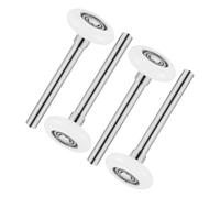 Levemolo 4 Piezas Rodillos de Nailon Silenciosos para Puerta de Garaje con Vástago de Acero al Carbono, Funcionamiento Suave y Duradero para Herrajes de Puertas Correderas